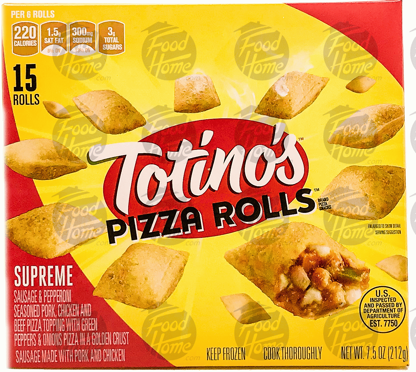 Totino's Pizza Rolls supreme pizza rolls 15-count Full-Size Picture